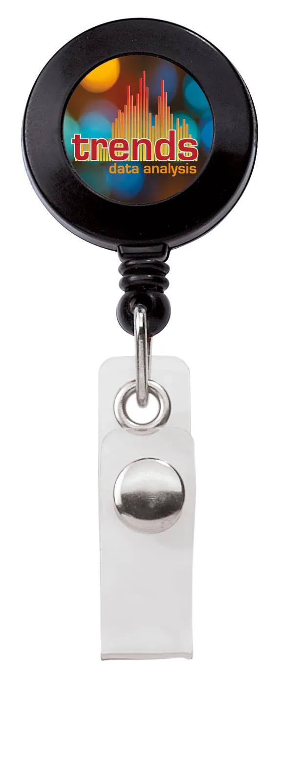 Retractable Badge Holder Slide Clip Nylon - 3.5 x 1.125 in - product view 6