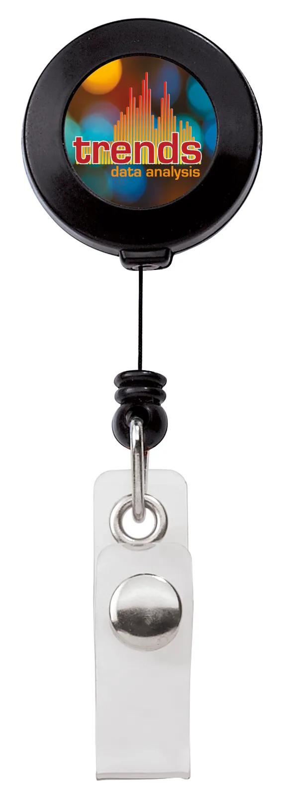 Retractable Badge Holder Slide Clip Nylon - 3.5 x 1.125 in - product view 7