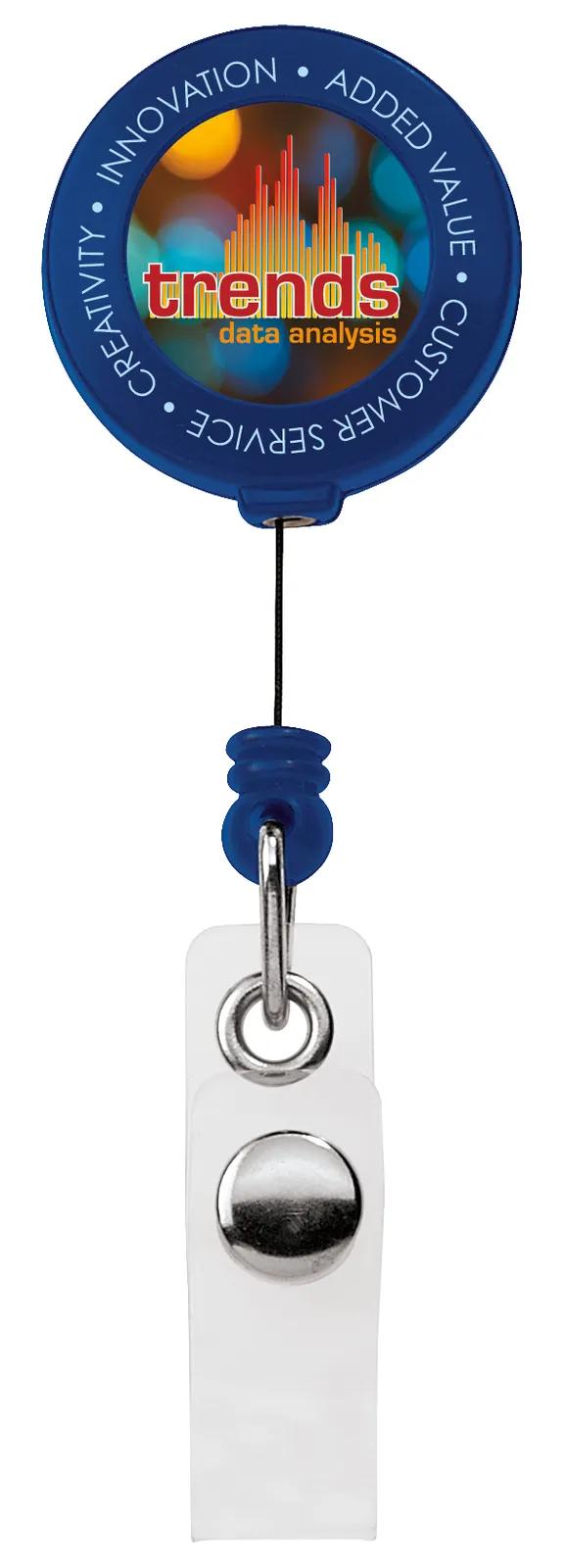 Retractable Badge Holder Slide Clip Nylon - 3.5 x 1.125 in - product view 9