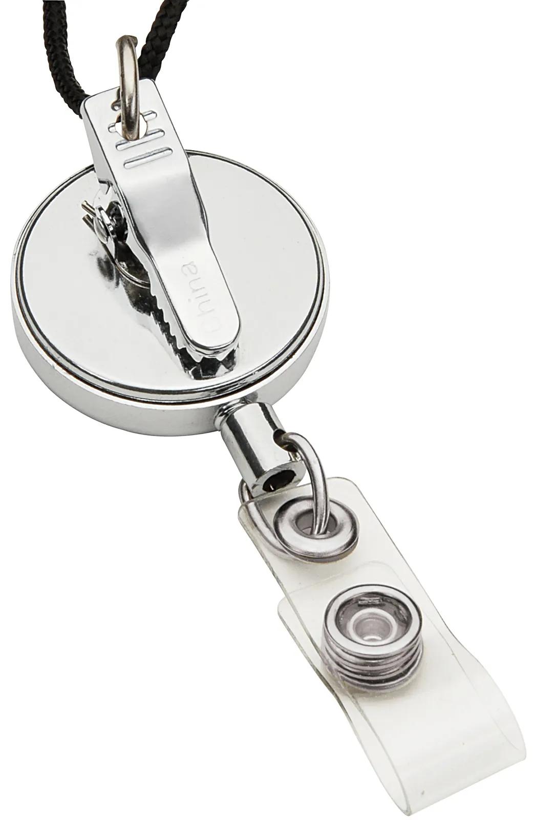 Dual Function Badge Holder Steel Neck Cord Clip - 30 in - product view 5