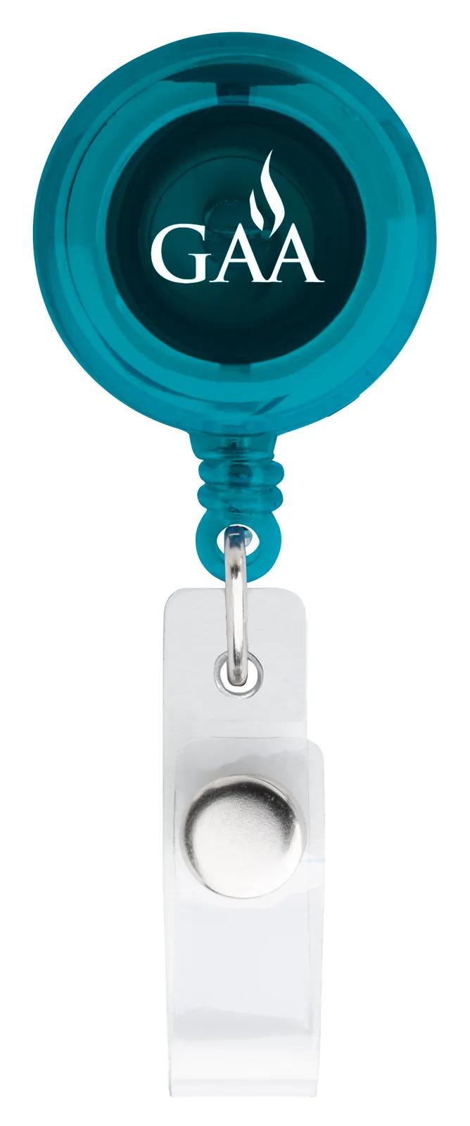 Budget Badge Holder Retractable Alligator Clip - 3.5 x 1.125 in - product view 7