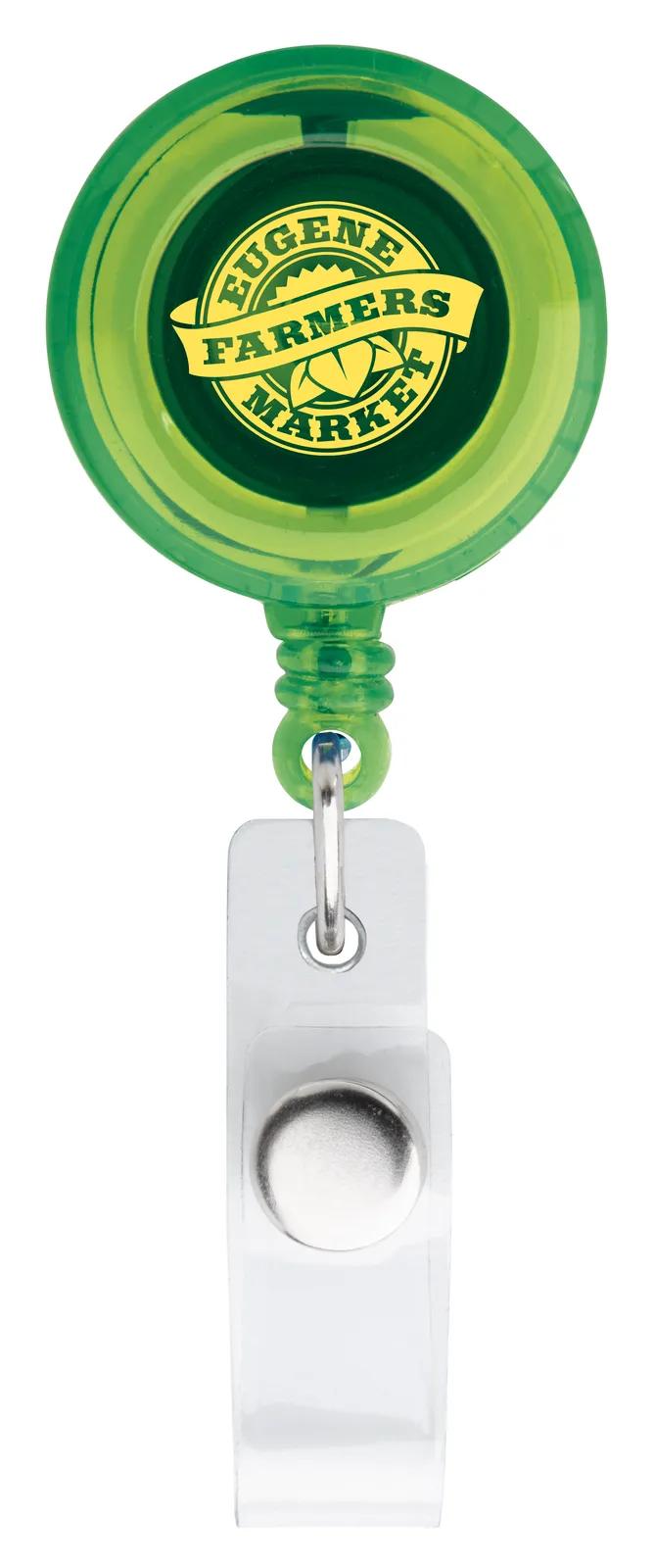 Budget Badge Holder Retractable Alligator Clip - 3.5 x 1.125 in - product view 13