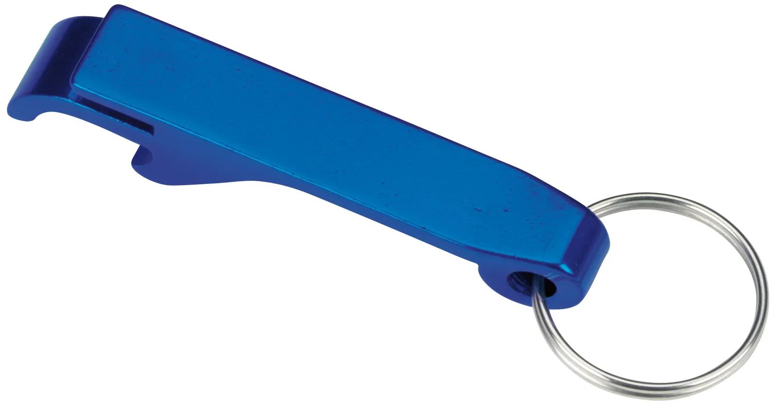 Aluminum Bottle Opener Keychain Dual Function - 2.5 in - product view 3