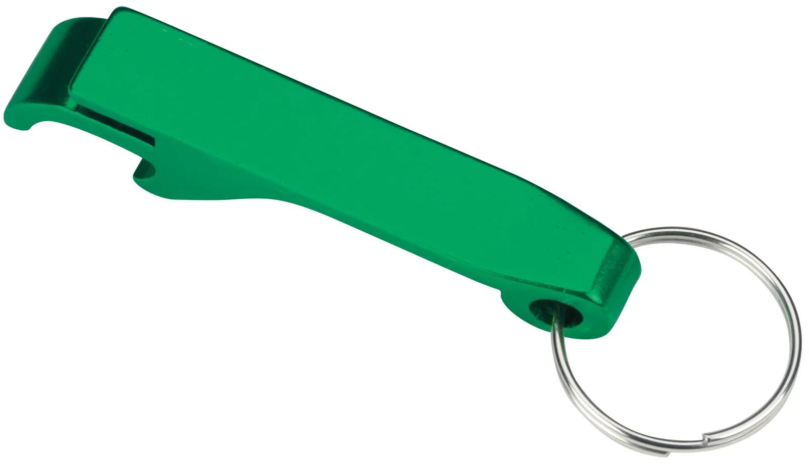 Aluminum Bottle Opener Keychain Dual Function - 2.5 in - product view 4