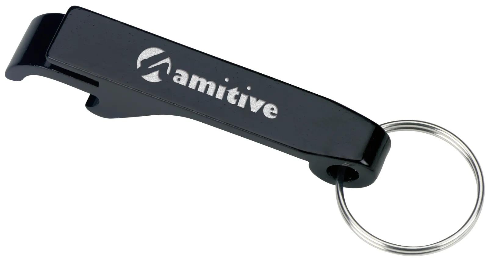 Aluminum Bottle Opener Keychain Dual Function - 2.5 in - product view 7